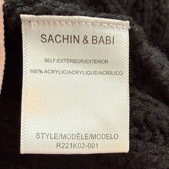 Sachin and Babi Landon Cardigan Womens Small Aztec Puff Bubble Sleeve - Picture 7 of 10